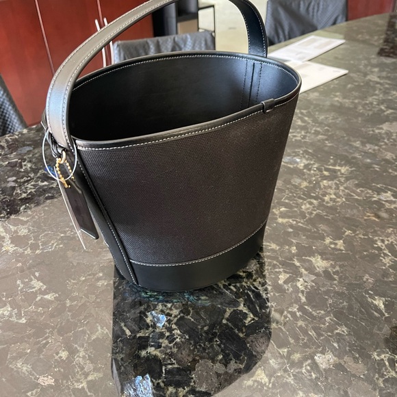 Coach New Black Cat Face Bucket Bag - Picture 4 of 4